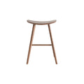 Sgabello in Legno Curvo con Gambe Sottili